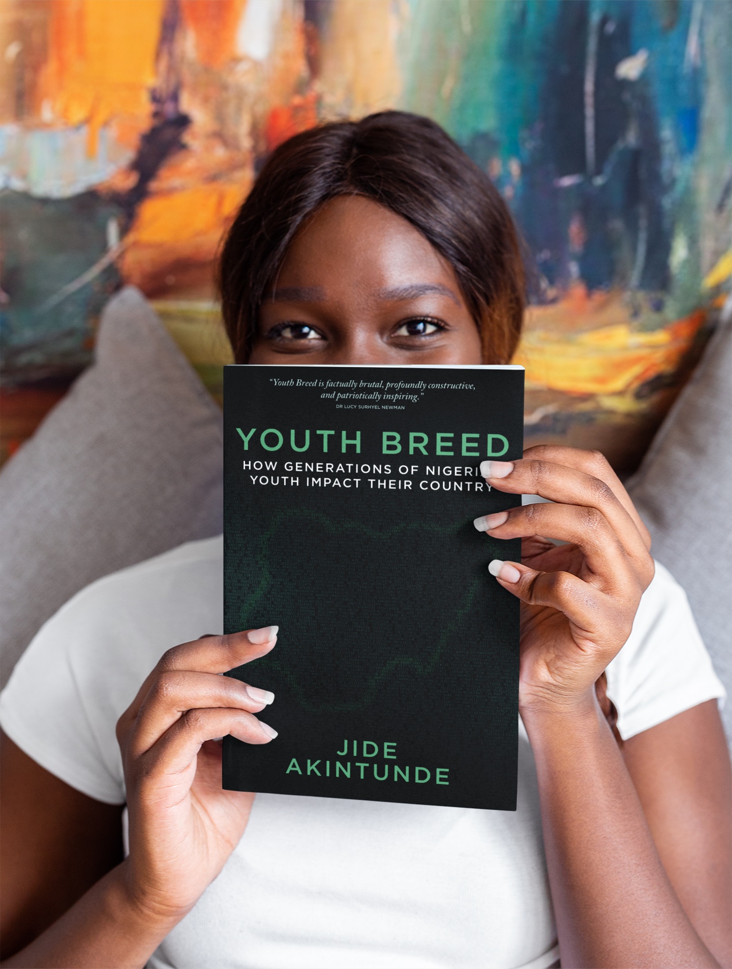 Reader holding Youth Breed
